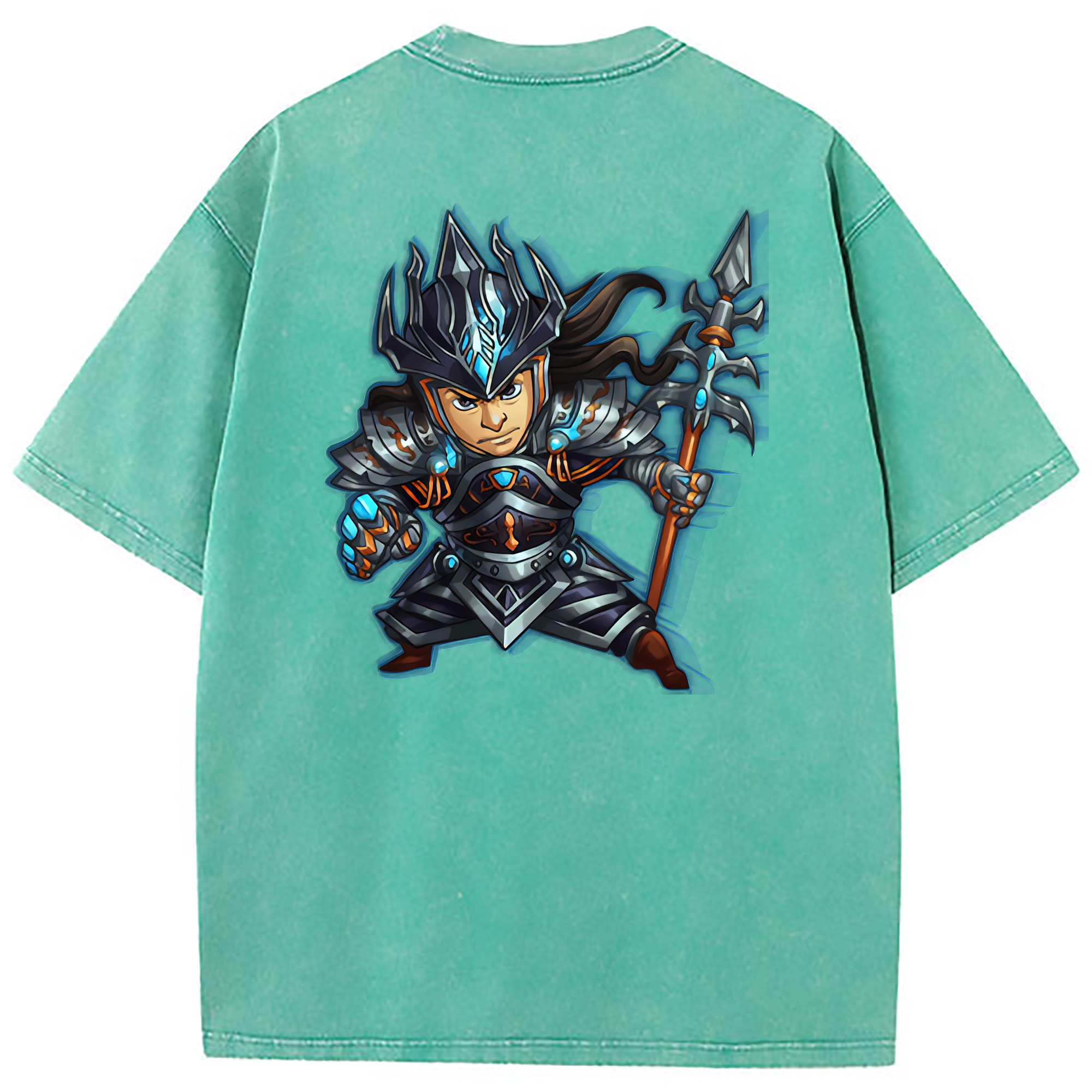 （画像用） リーグ・オブ・レジェンド League of Legends LOL 綿100% ヴィンテージ風 半袖Tシャツ（背面プリント）